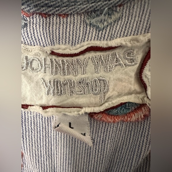 Johnny Was Bereginia Effortless Boho Tank Dress Size Large Embroidered - Picture 6 of 8